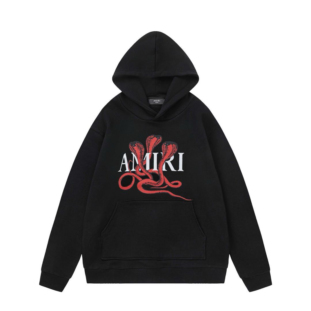 1:1 Version snake print hoodie