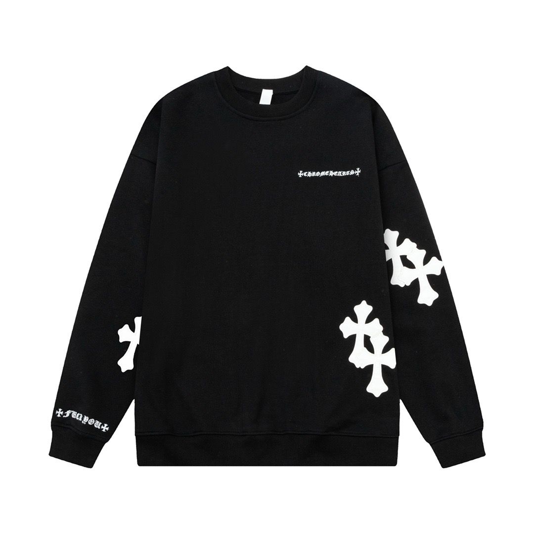 1:1 Version new cross printing long sleeve