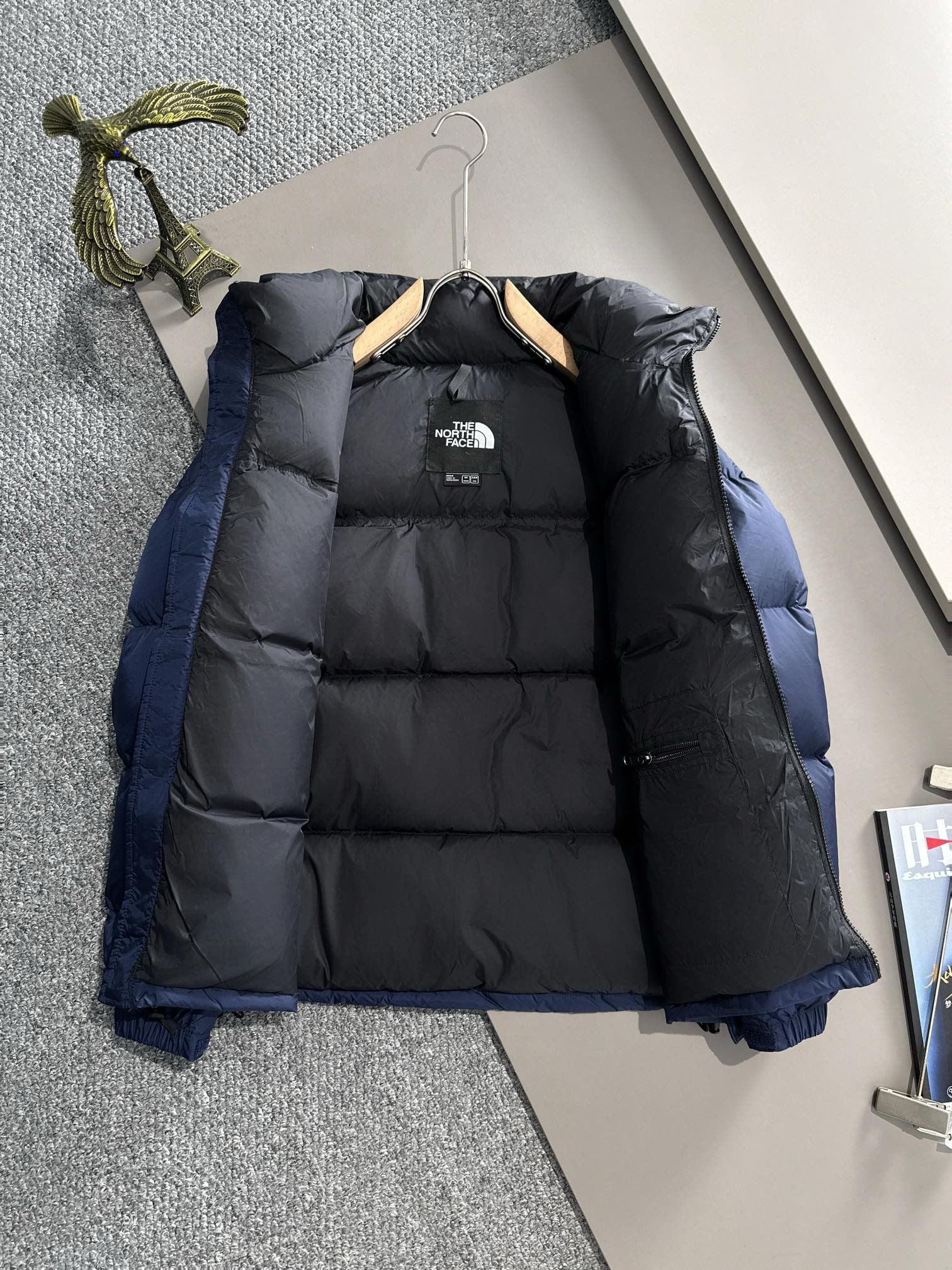 1:1 Top version classic style blue down jacket