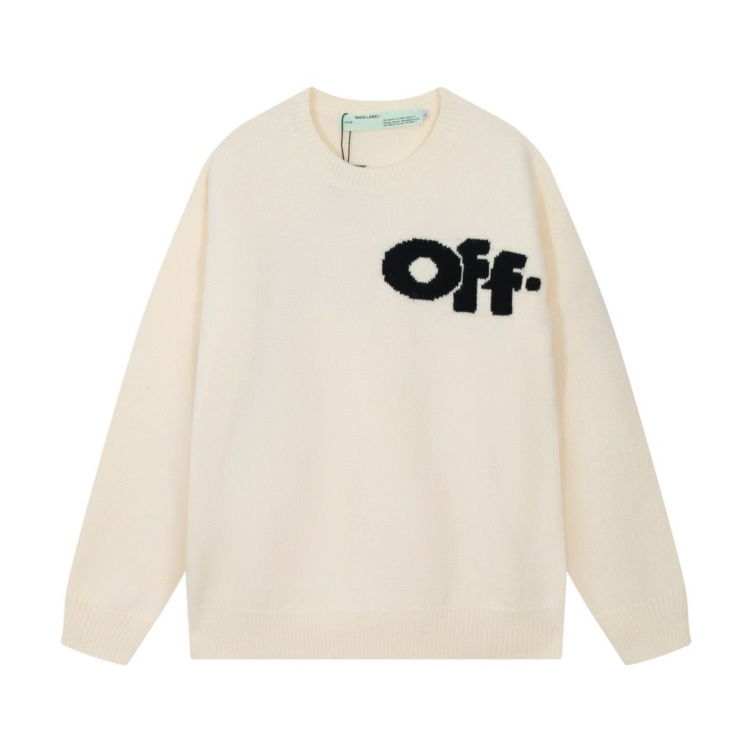 1:1 Top version new basic black beige sweater