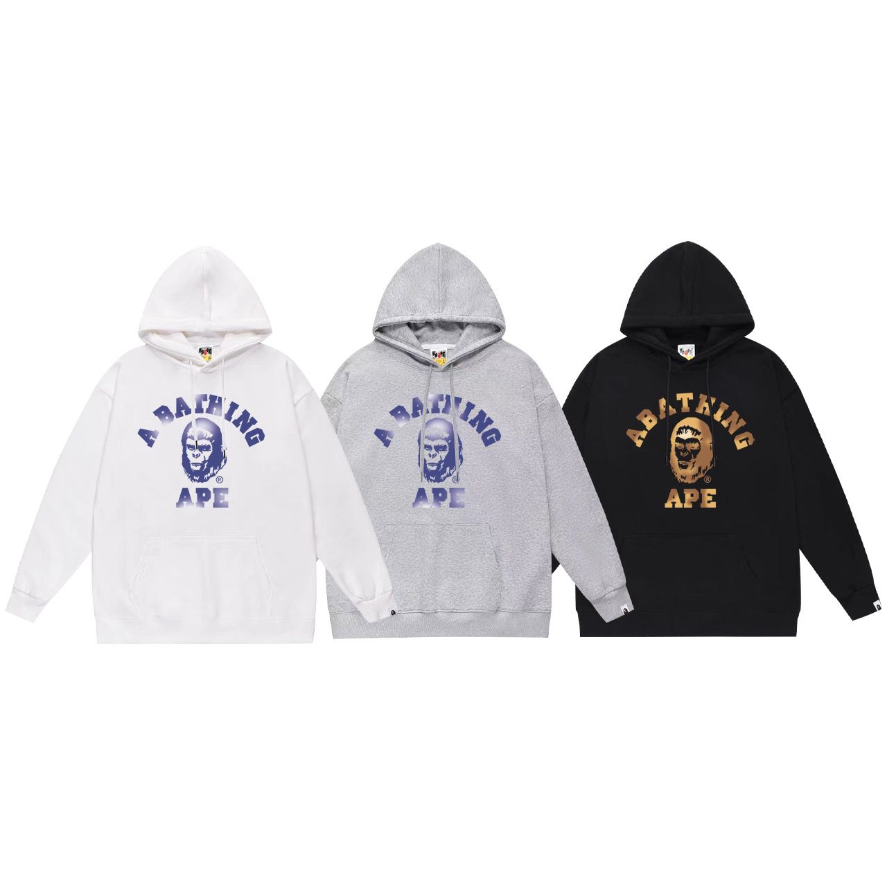 New arrival basic color with bog letter logo hoodie