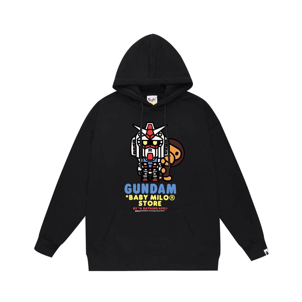 New style with gundam print hoodie