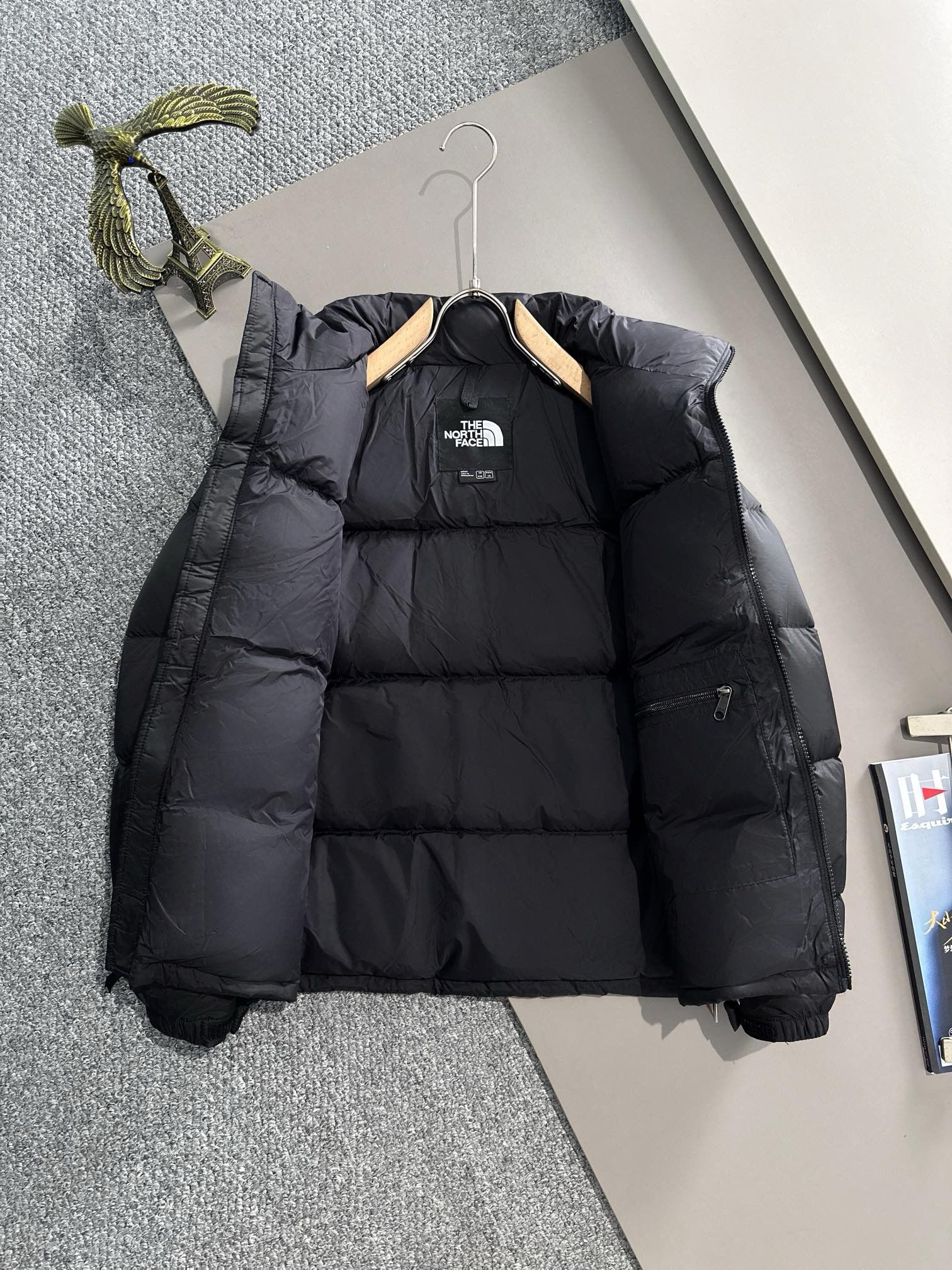 1:1 Top version classic style all black down jacket