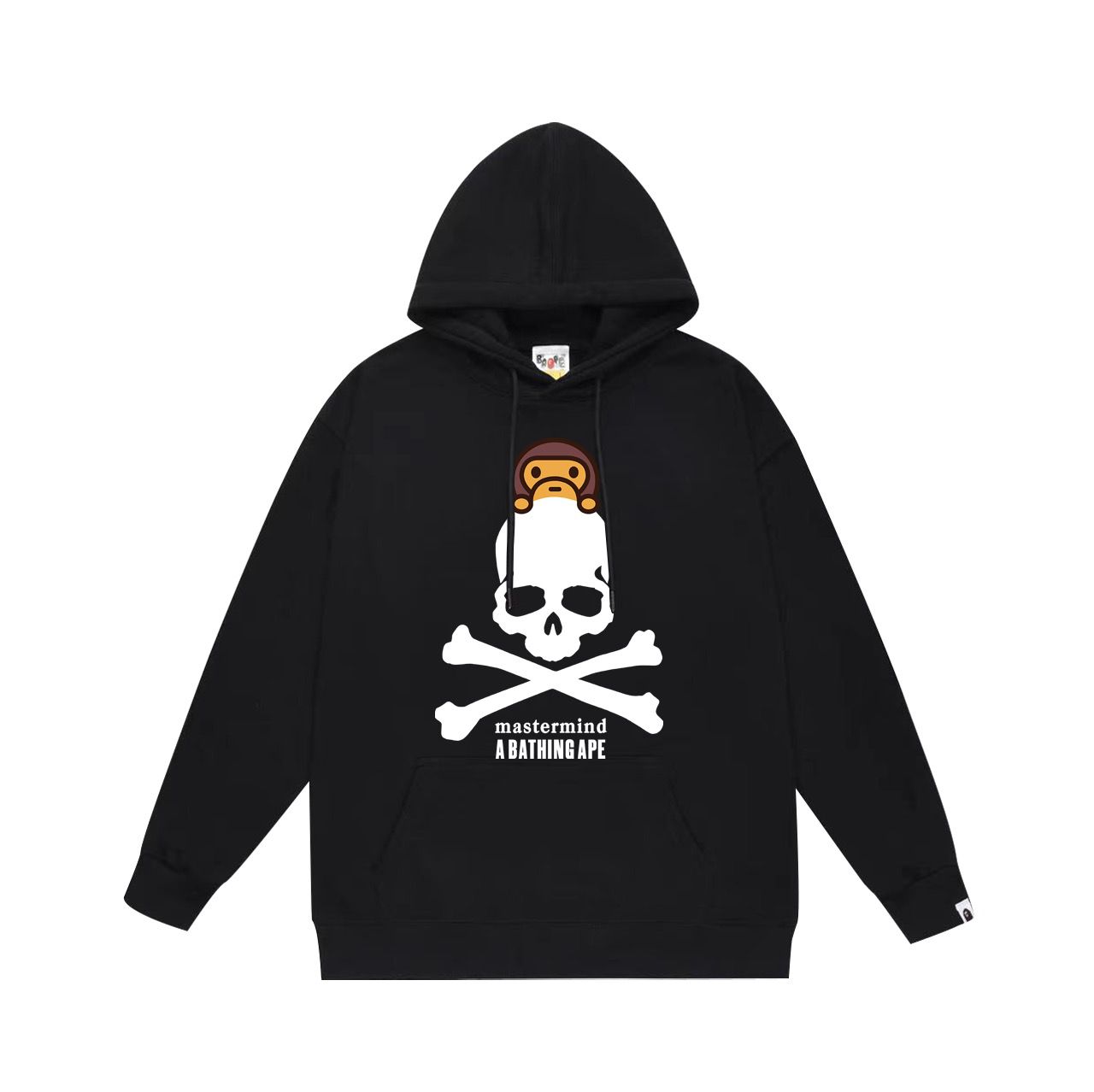 New arrival skull bone print hoodie