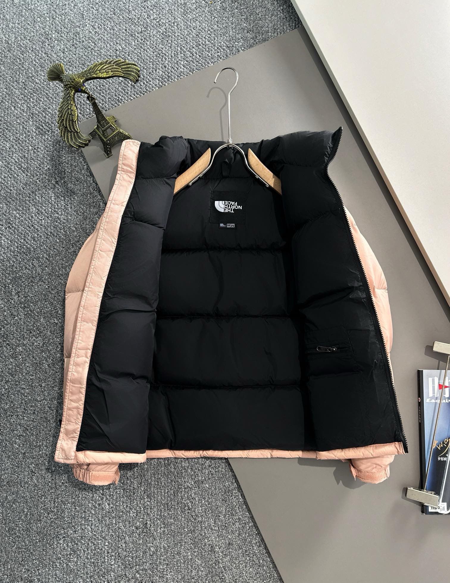 1:1 Top version classic style pink black down jacket