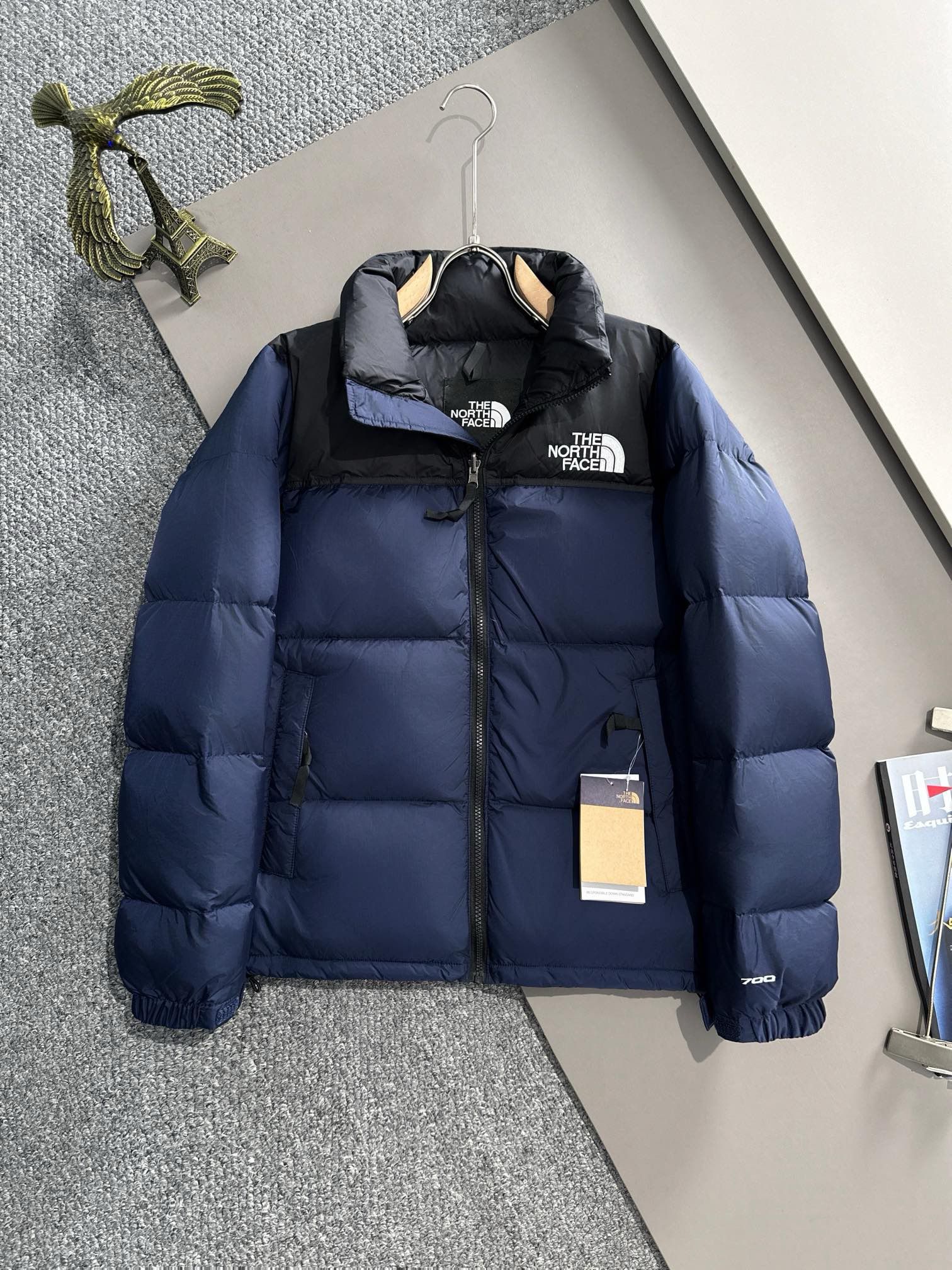 1:1 Top version classic style blue down jacket
