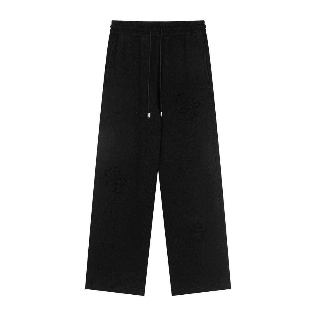 1:1 Top version all black sweat pant