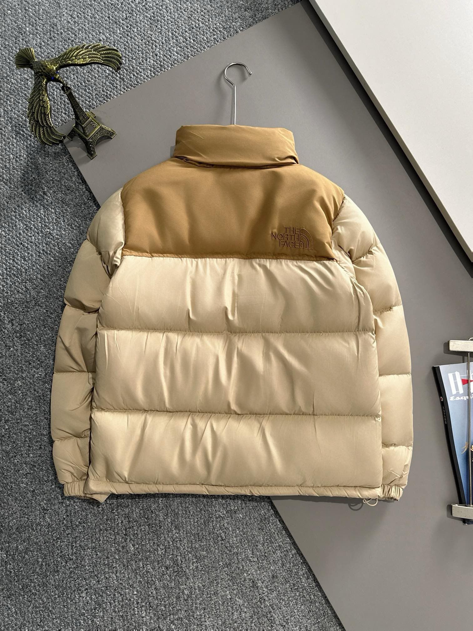 1:1 Top version classic beige brown down jacket