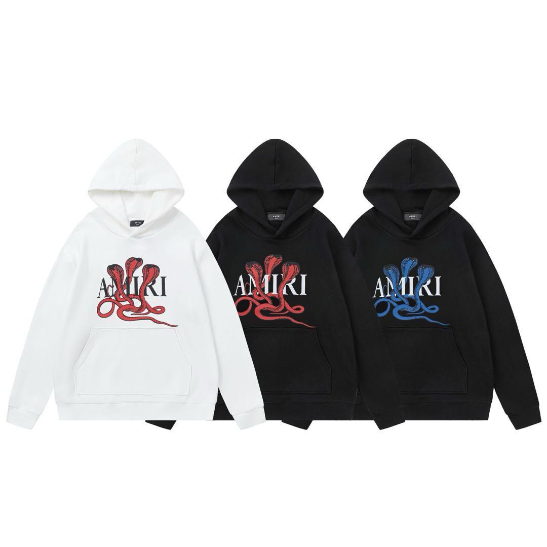 1:1 Version snake print hoodie