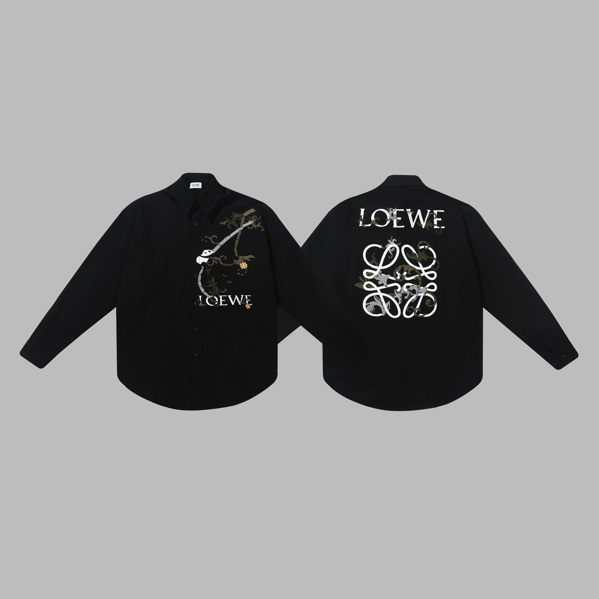 1:1 Top version 3-D relief embroidery hardware details upper body shirt jacket