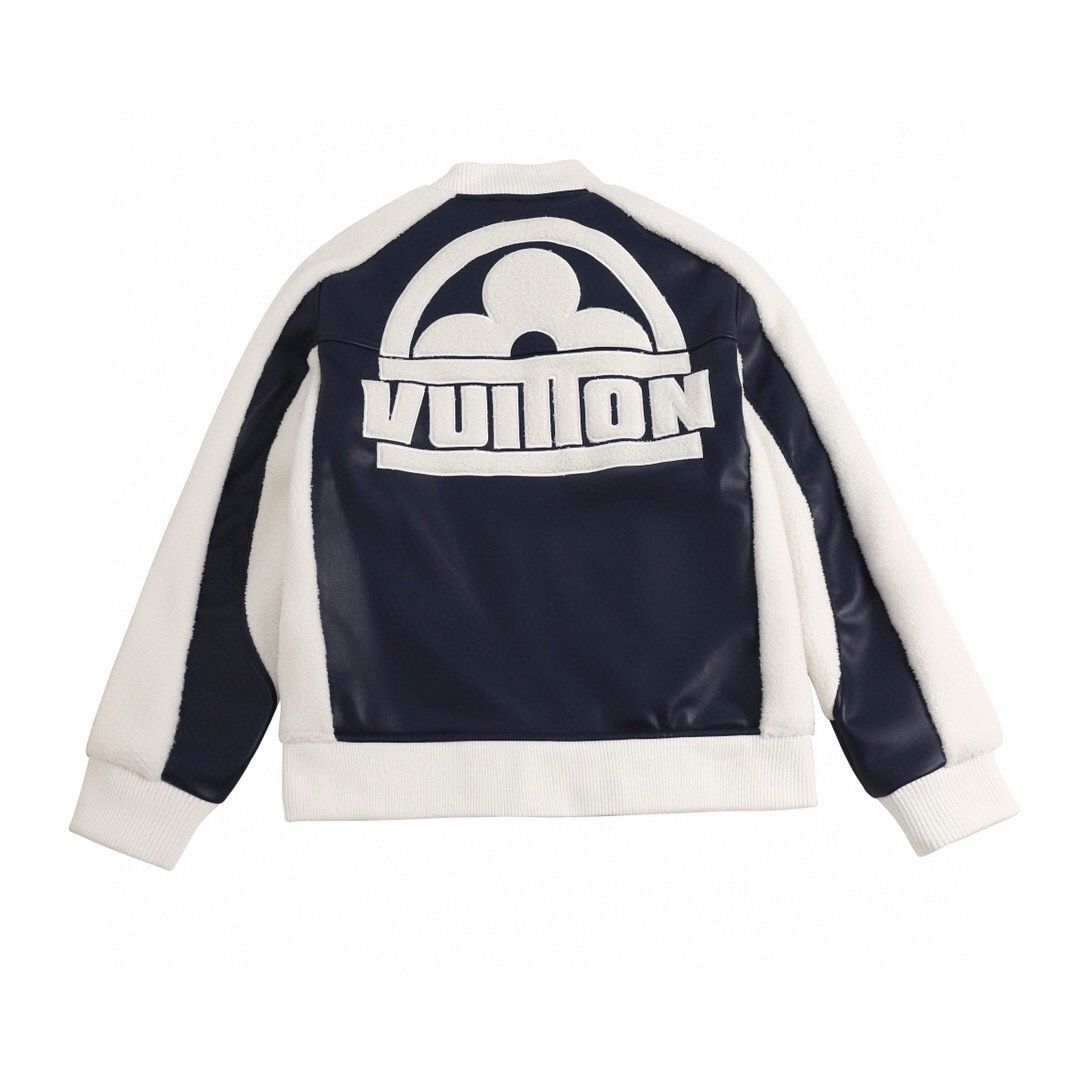 1：1 top version new lamb wool million needle embroidery baseball jacket