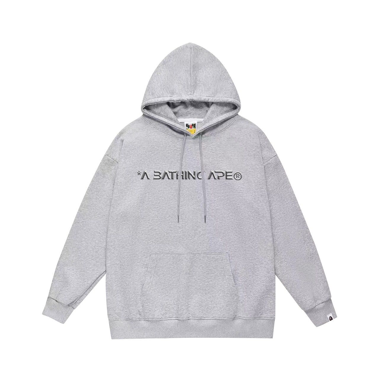 New arrival basic color with long letter logo print hoodie