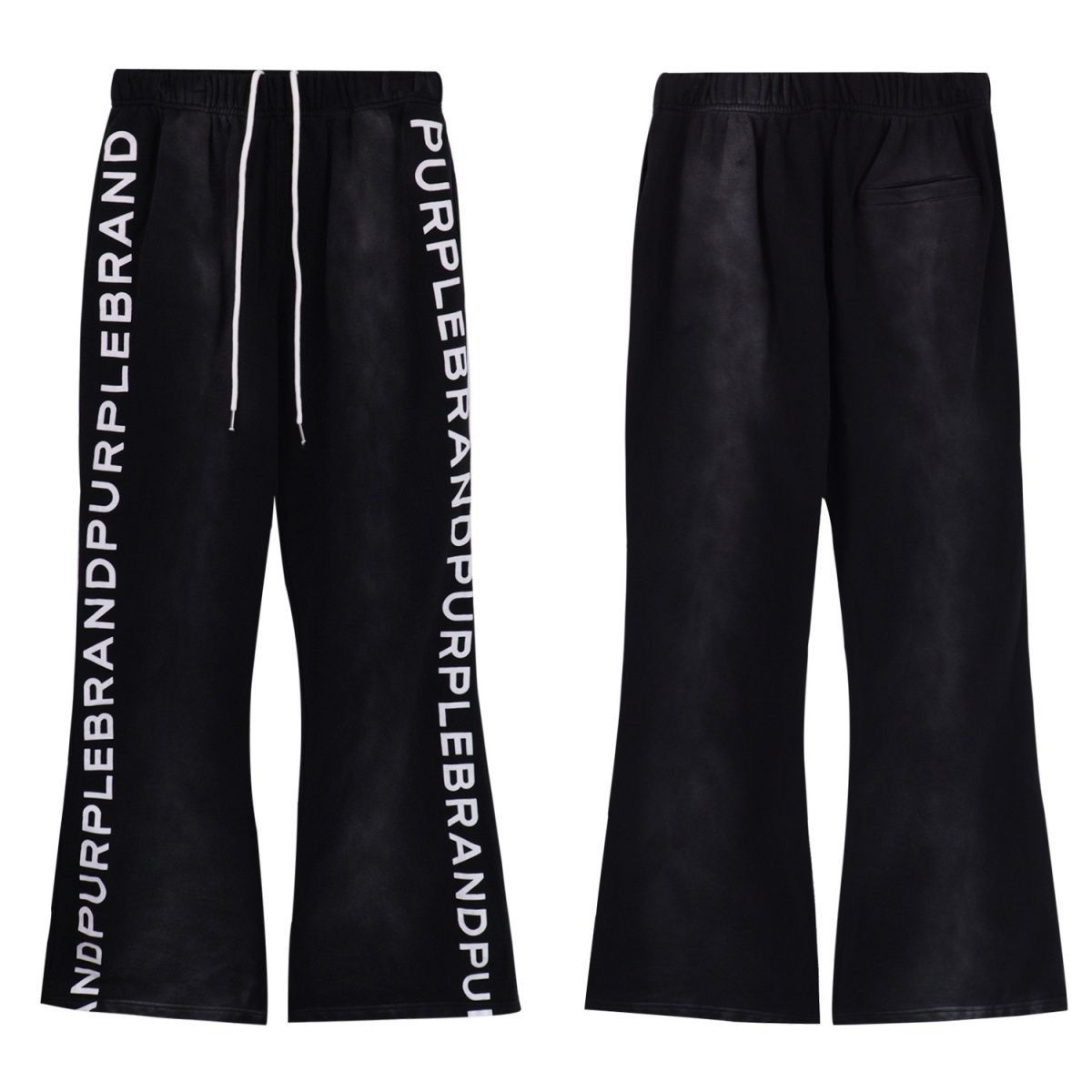 New basic grey black color flared sweatpant