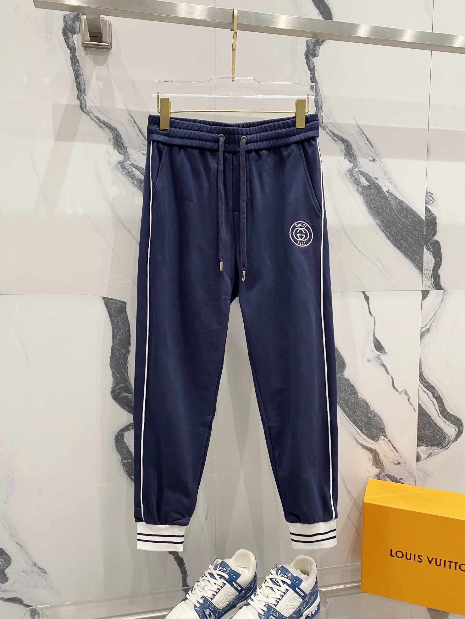 1:1 Top version embroidery logo sweat pant