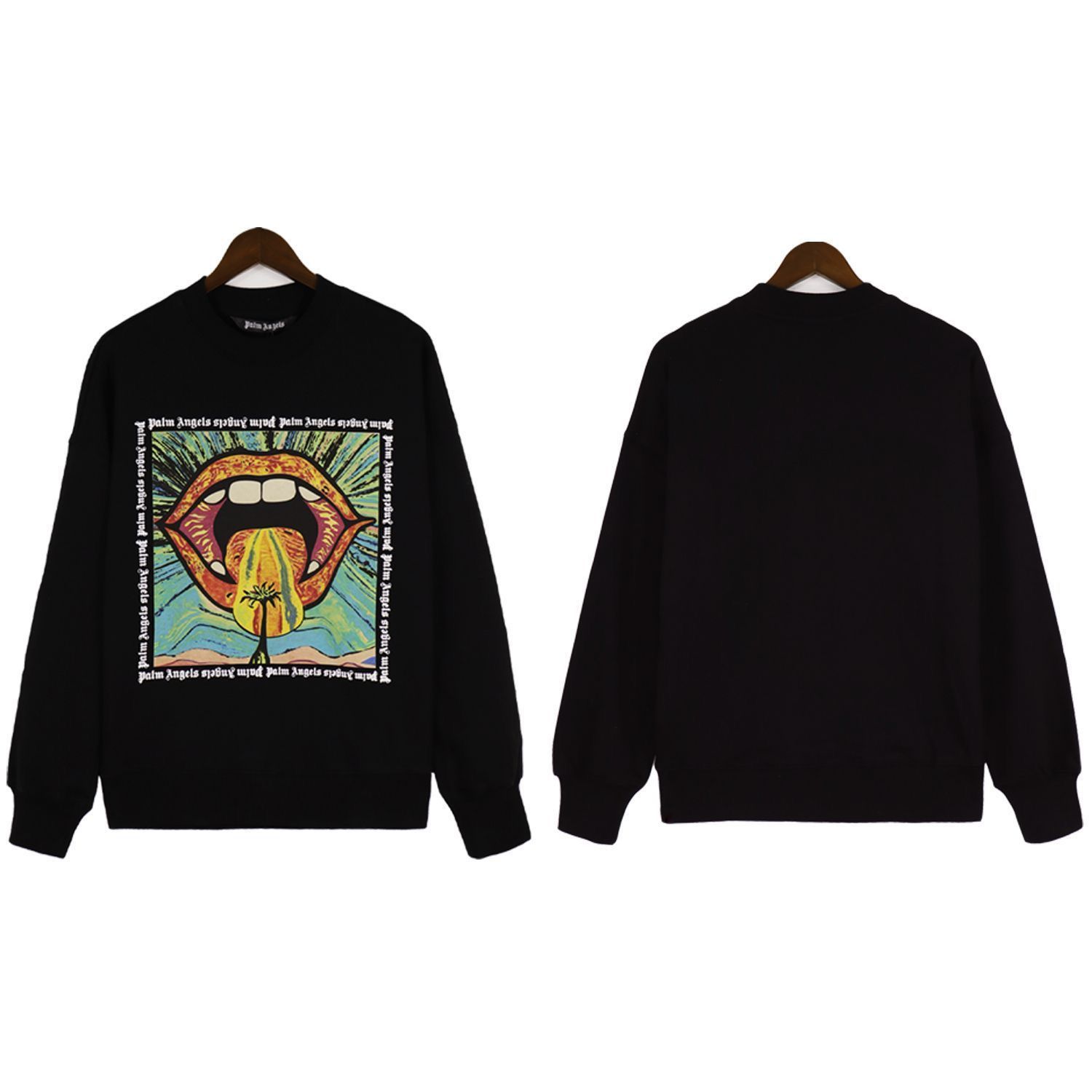 New basic color with letter print long sleeve tshirt