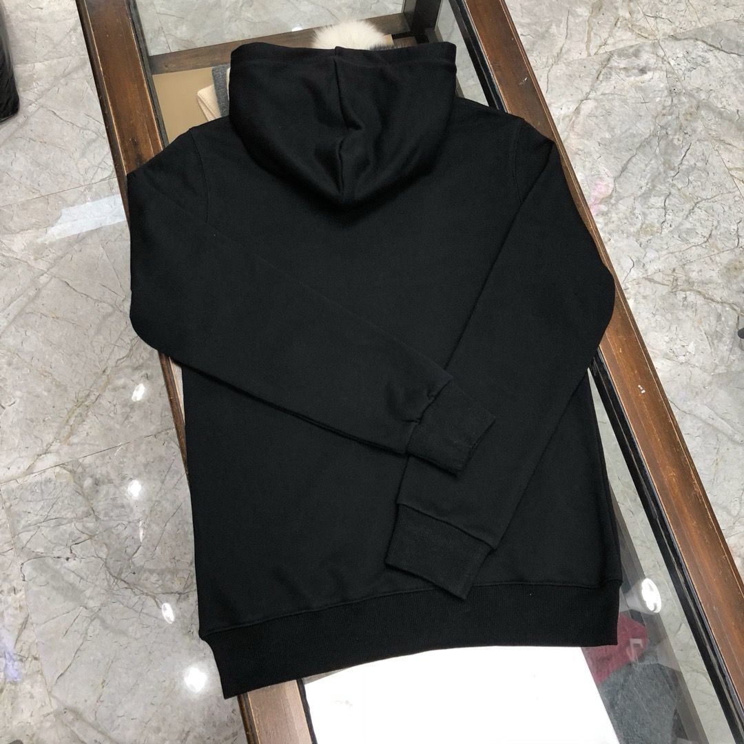 1:1 Version black color classic hoodie