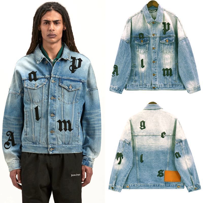 New arrvial high street vintage washing blue denim jacket