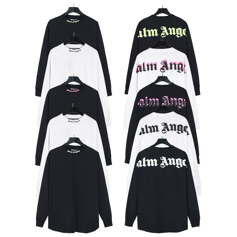 Classic style puff logo long sleeve tshirt