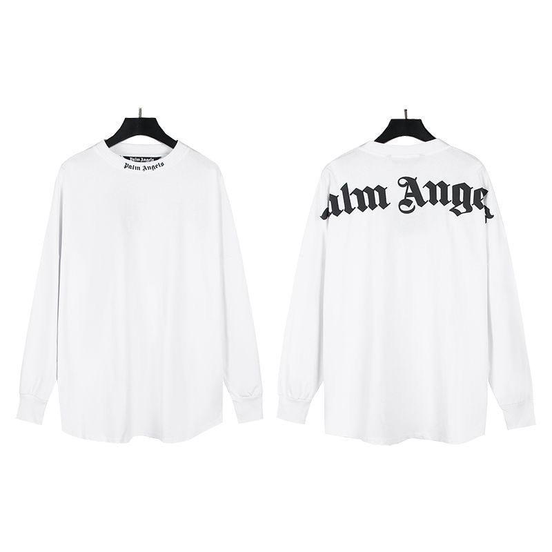Classic style puff logo long sleeve tshirt