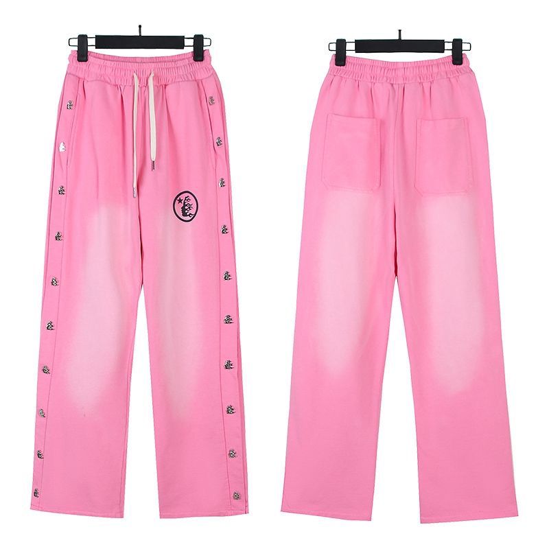 1:1 Version washing color straight leg sweat pant