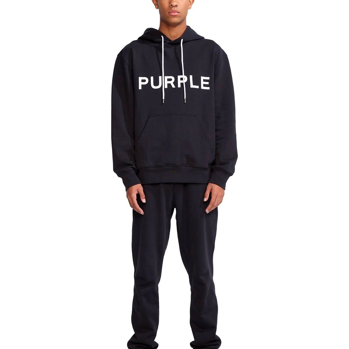 New arrival basic color simple logo hoodie