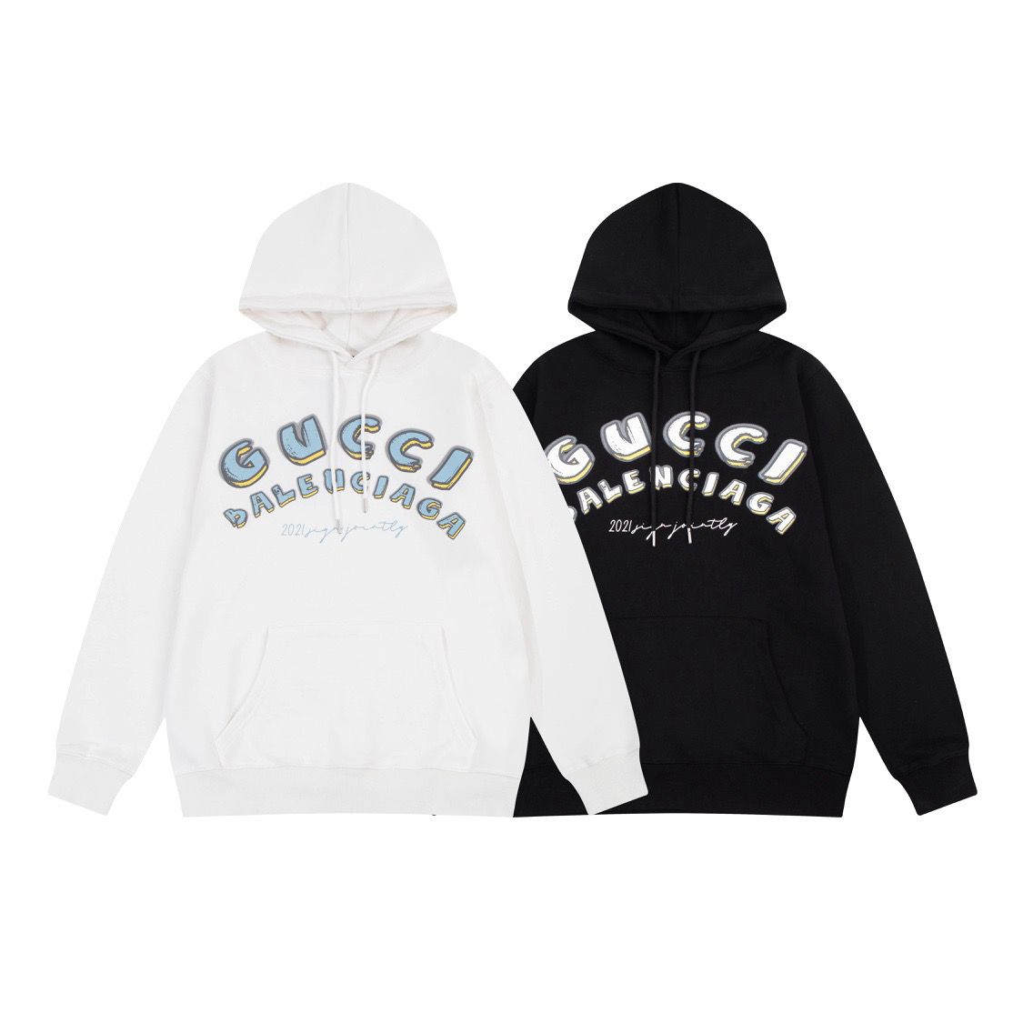 1:1 Version new B X GU collab hoodie