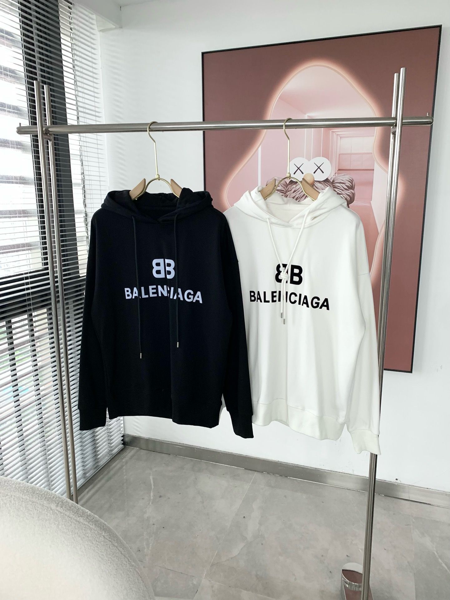 1:1 version new classic double B print hoodie