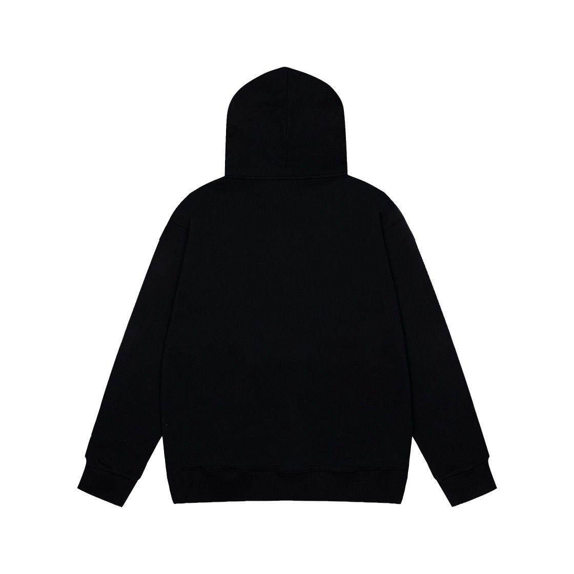 1:1 Version new arrival black with white logo hoodie