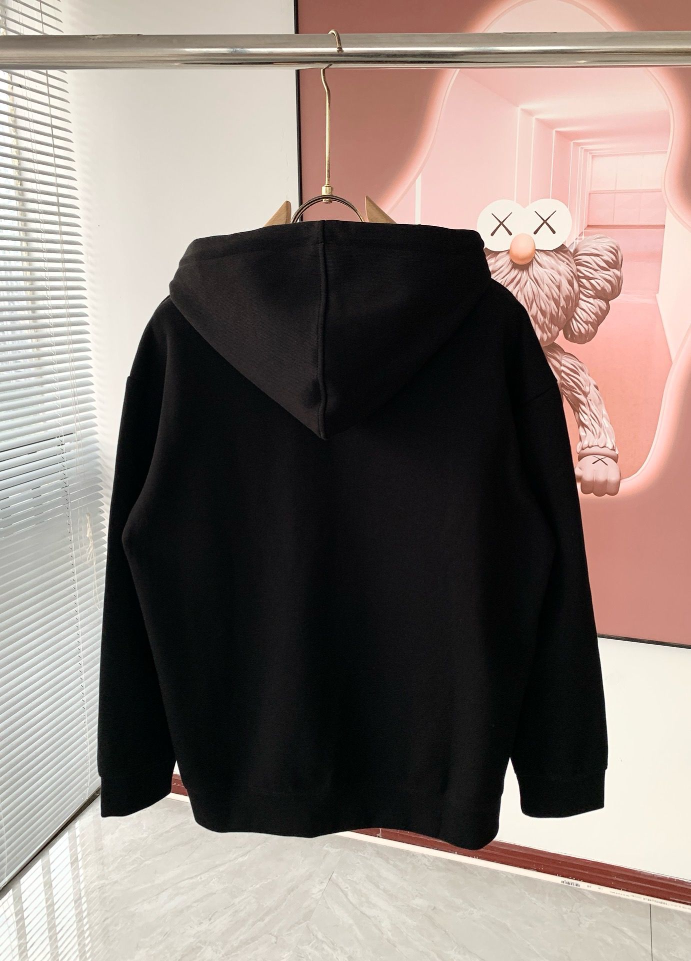 1:1 Verison new style balck color with letter print logo hoodie