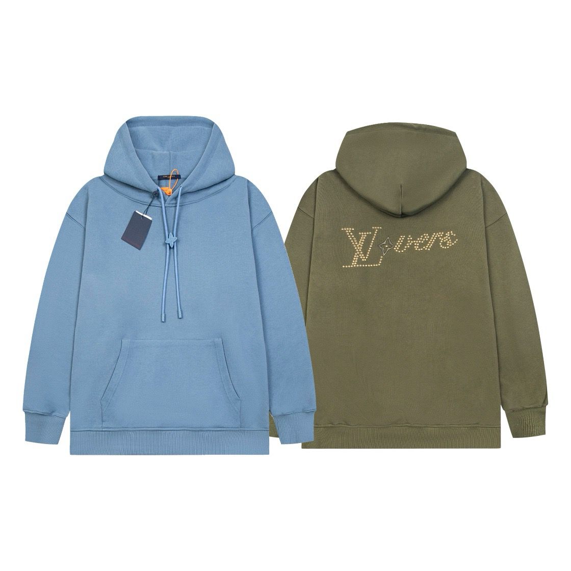 1:1 version beads embroidery new hoodie