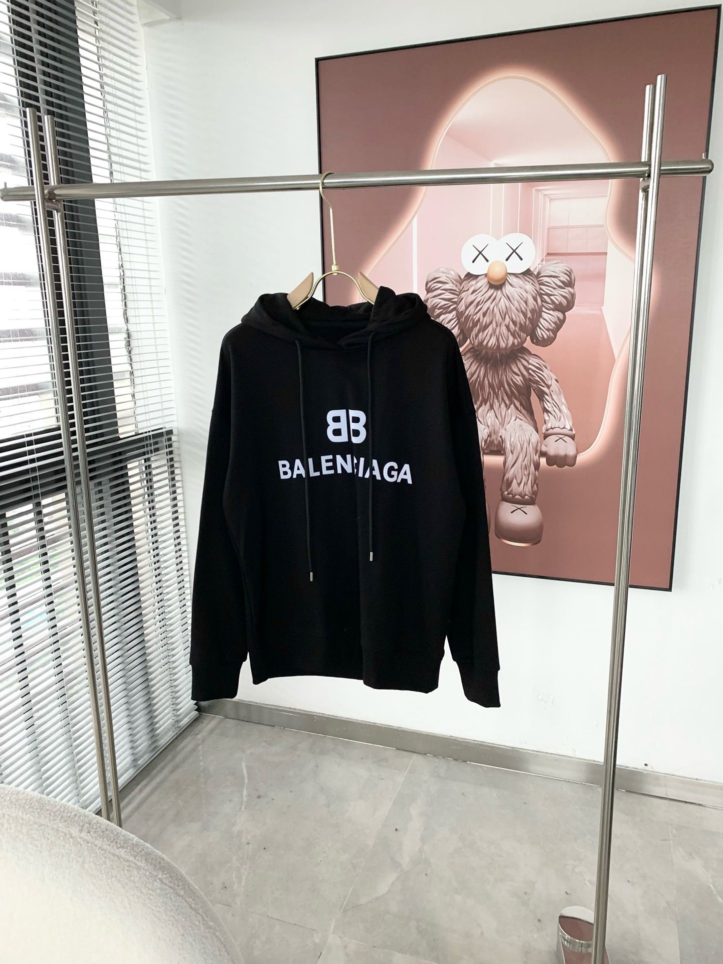 1:1 version new classic double B print hoodie