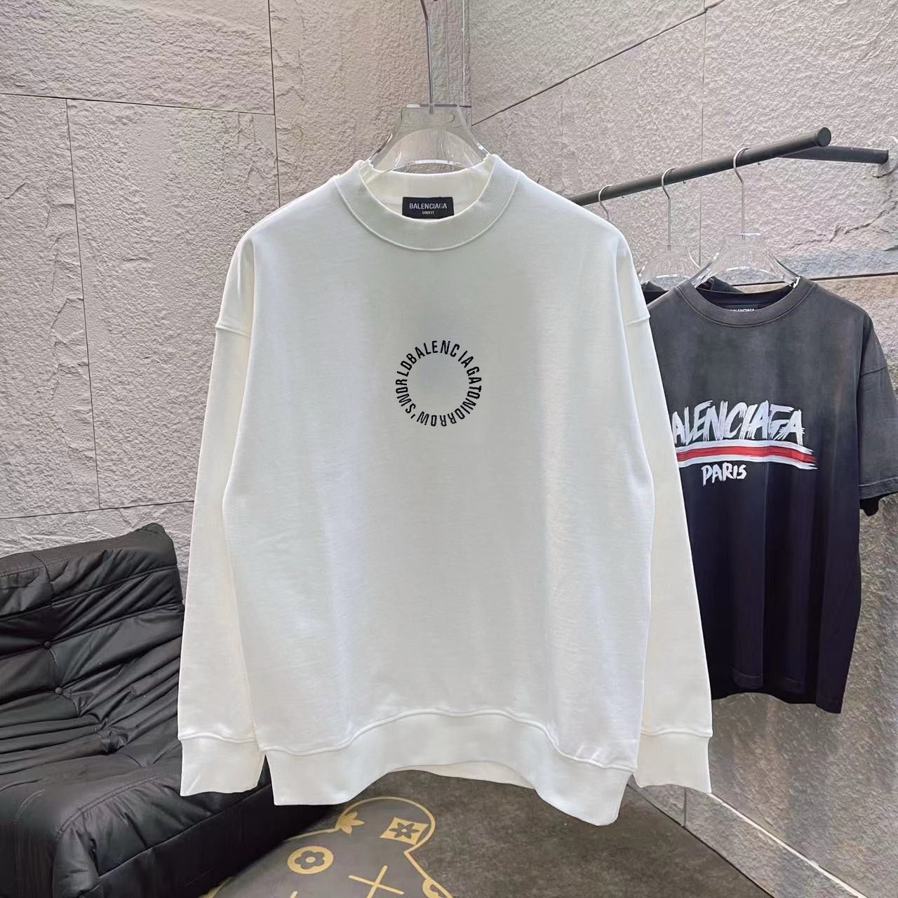 1:1 version new simple logo crewneck