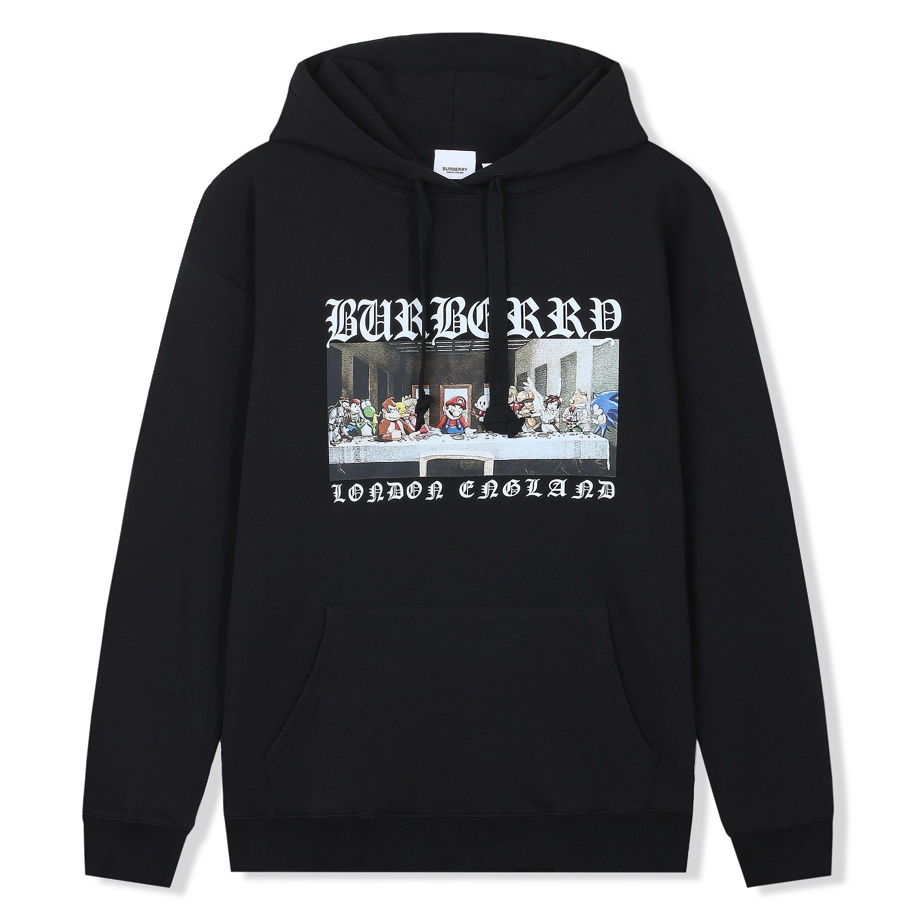 1:1 Version black with cartoon painting hoodie
