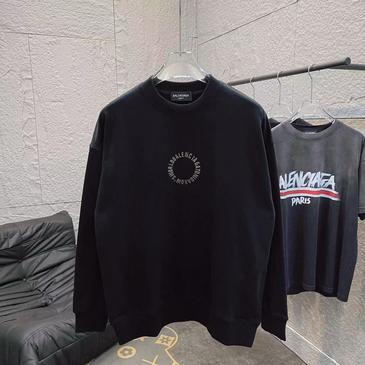 1:1 version new simple logo crewneck