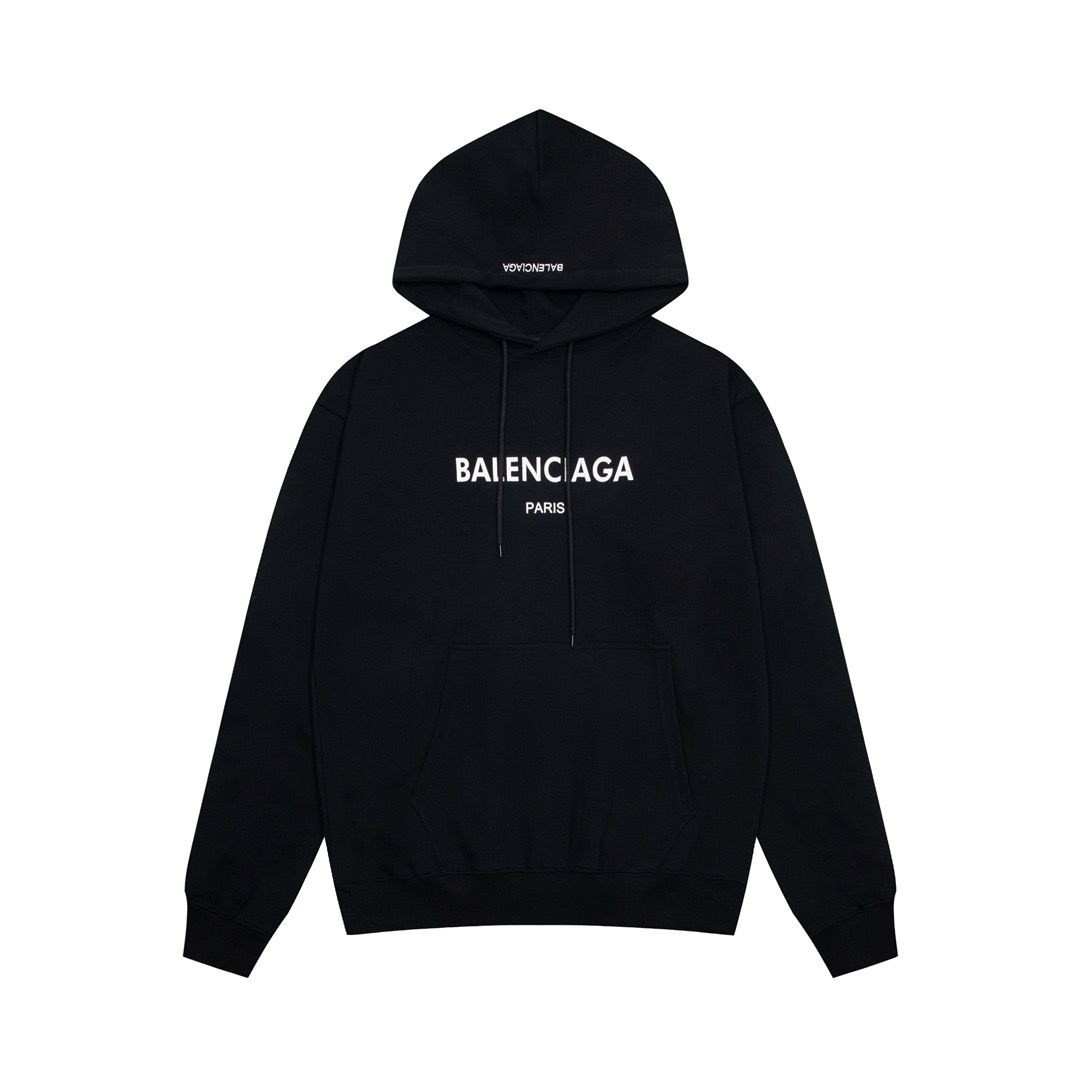 1:1 Version new simple letter print hoodie