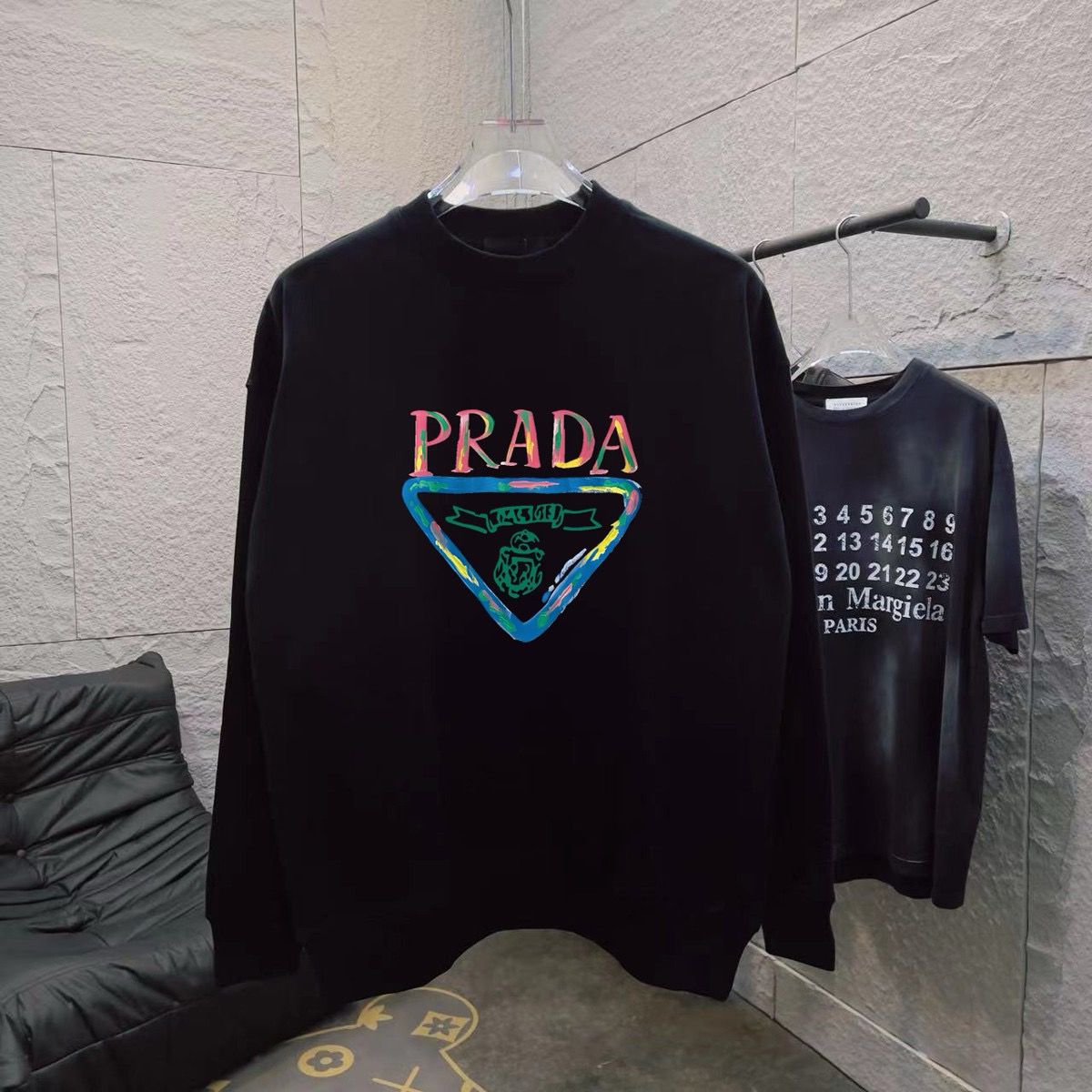 1:1 Version new special letter logo crewneck
