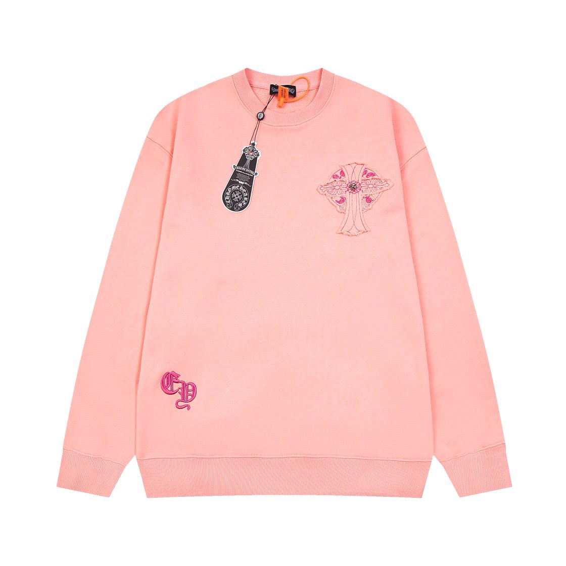 1:1 Version patch embroidery long sleeve crewneck