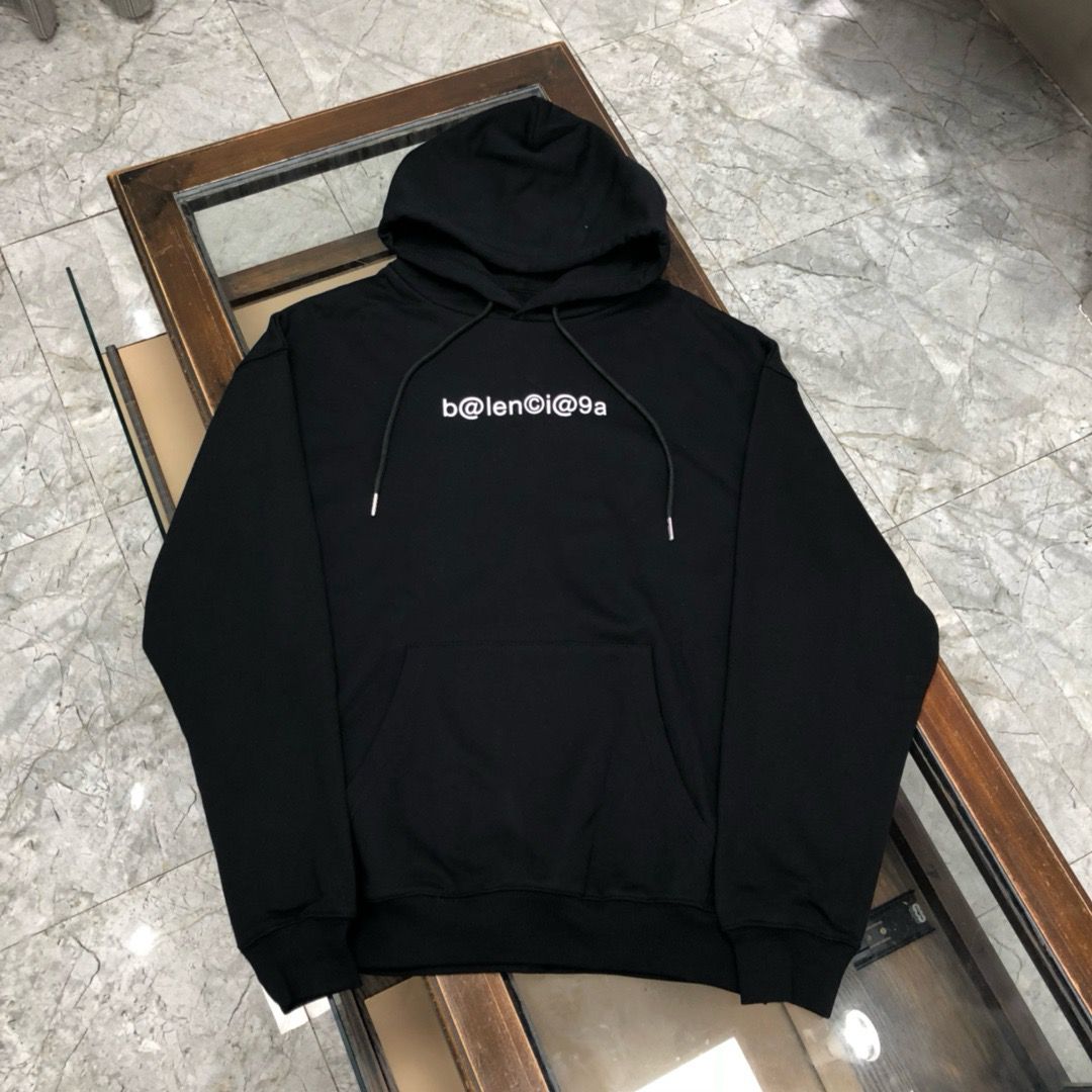 1:1 Version new all black basic style hoodie