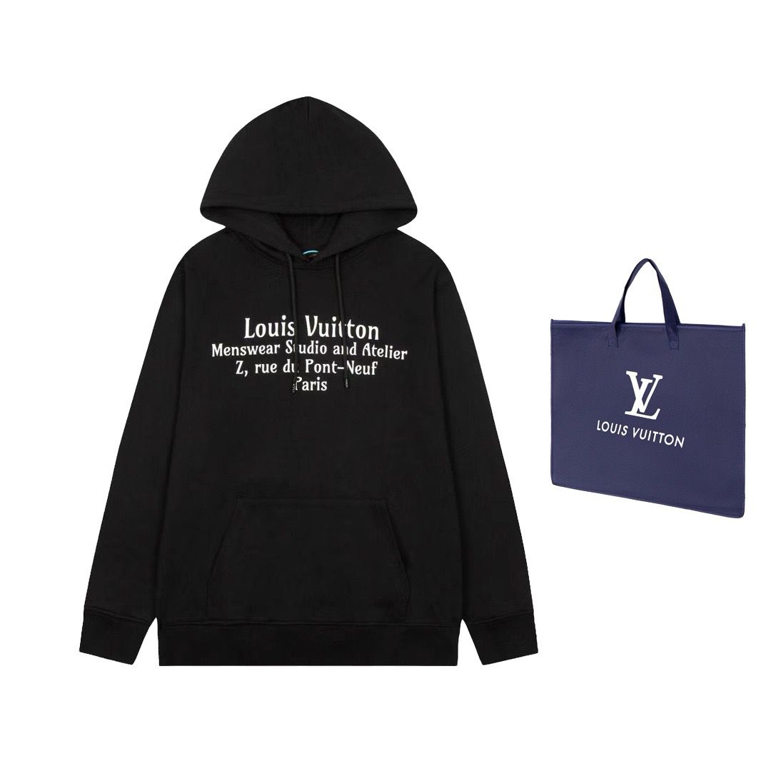 1:1 Version new full logo print hoodie