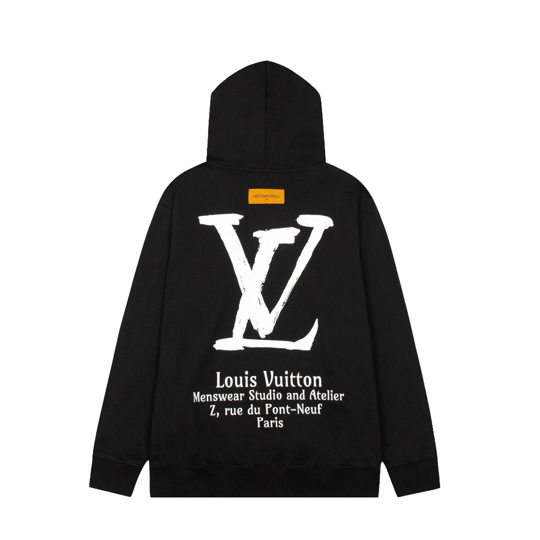 1:1 Version new full logo print hoodie