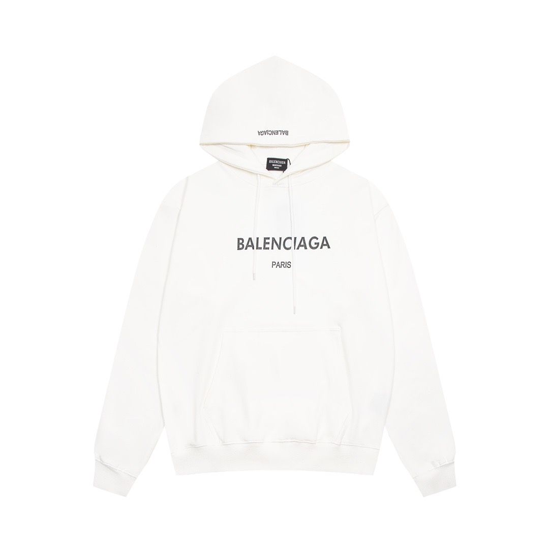 1:1 Version new simple letter print hoodie