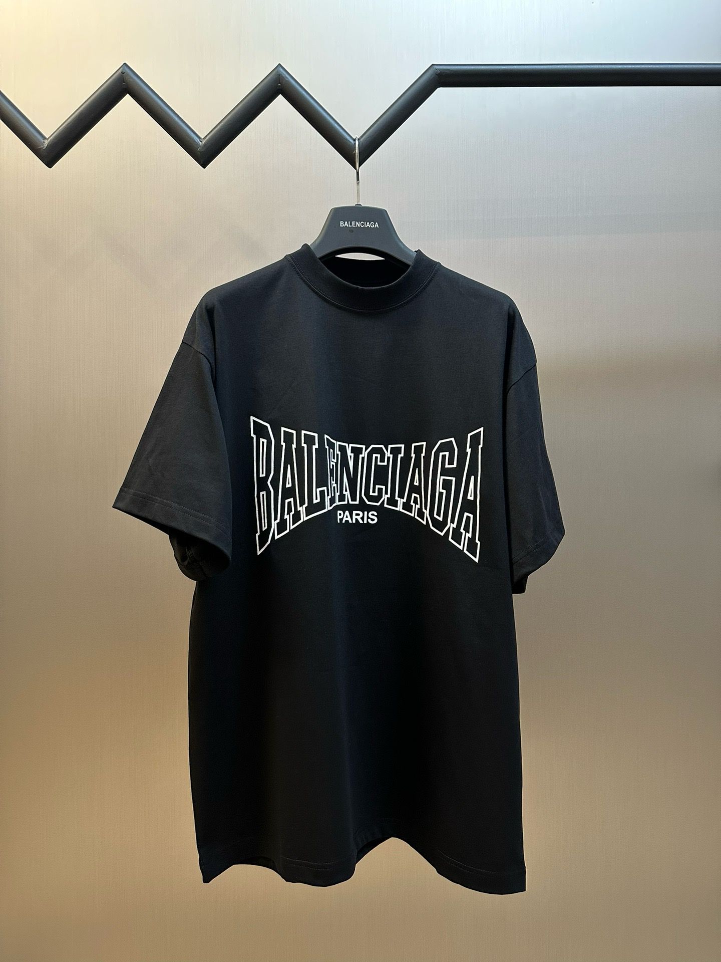 1:1 Version new crackle slogan letter tee