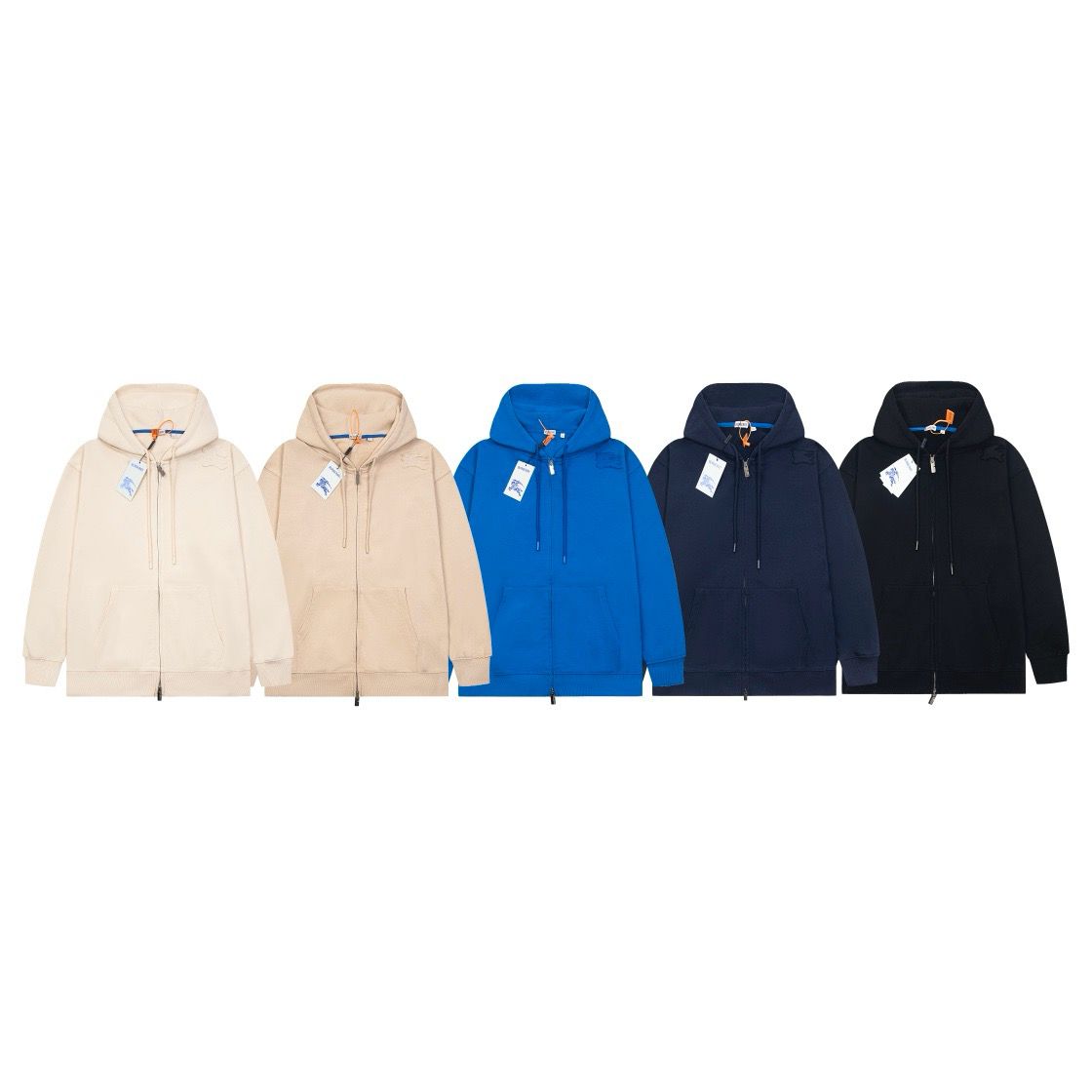 1:1 Version war horse 3D embroidery zipper hoodie 5 colors