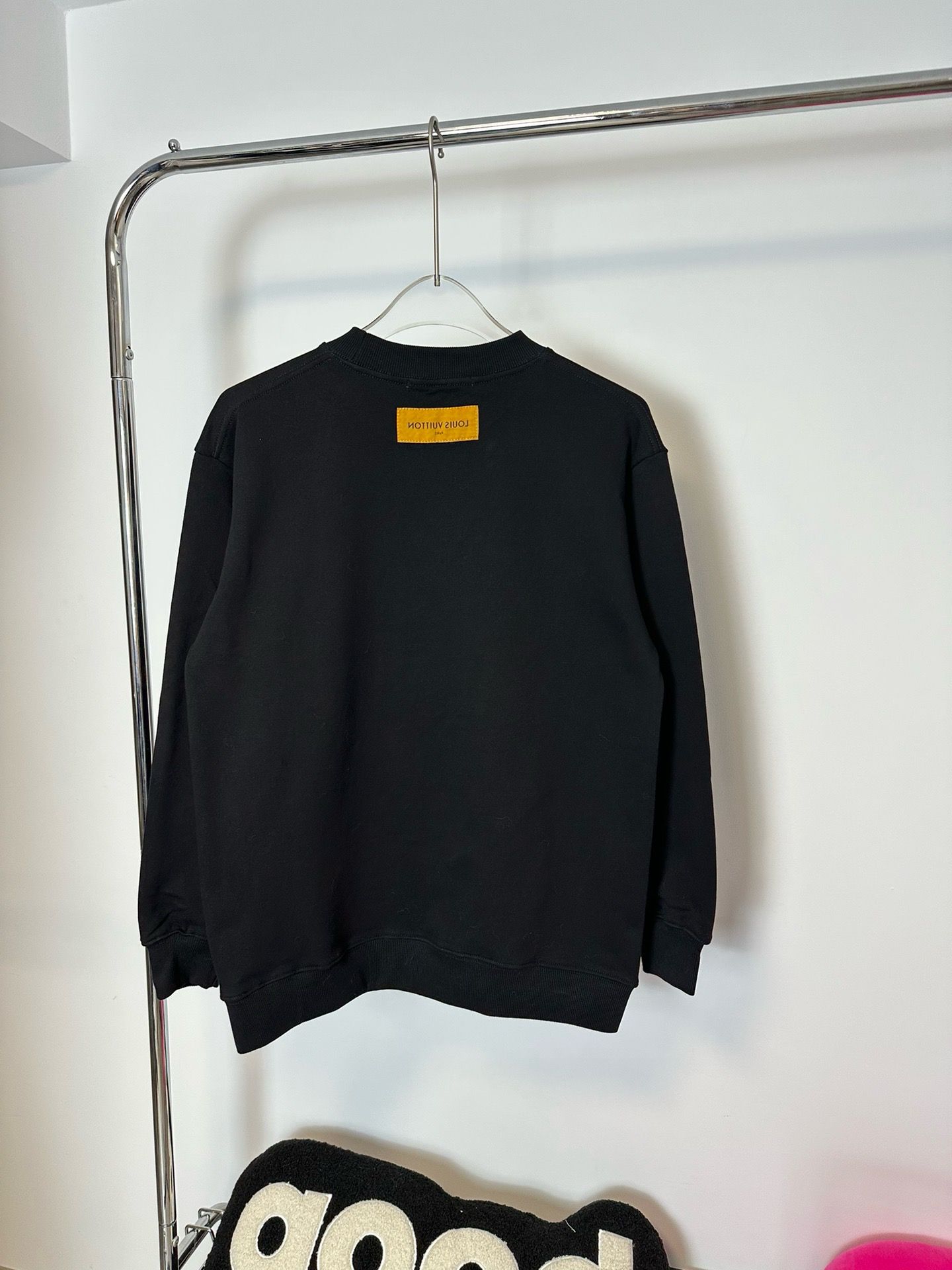 1：1 verison new arrival patch black color crewneck hoodie