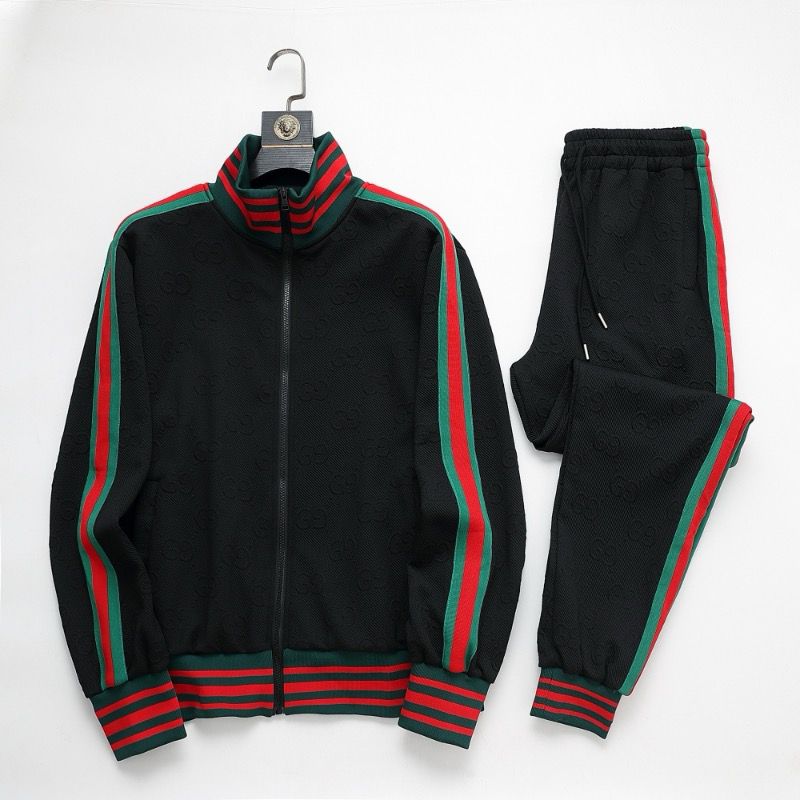 1：1 Version new classic black white tracksuit