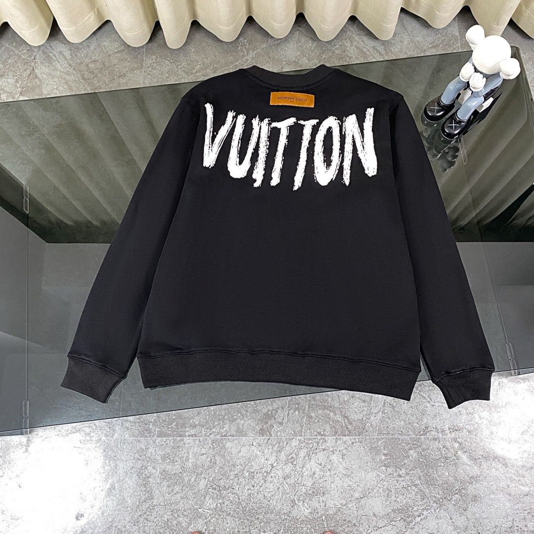 1:1 Version necklace letters embroidery crewneck hoodie
