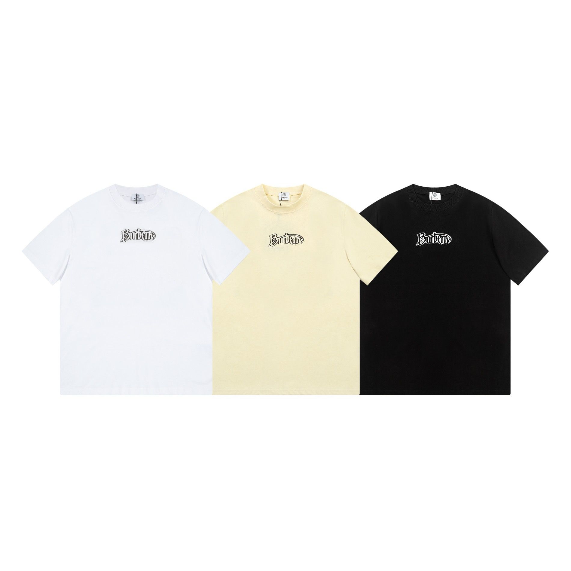 1:1 version new letter logo print tee