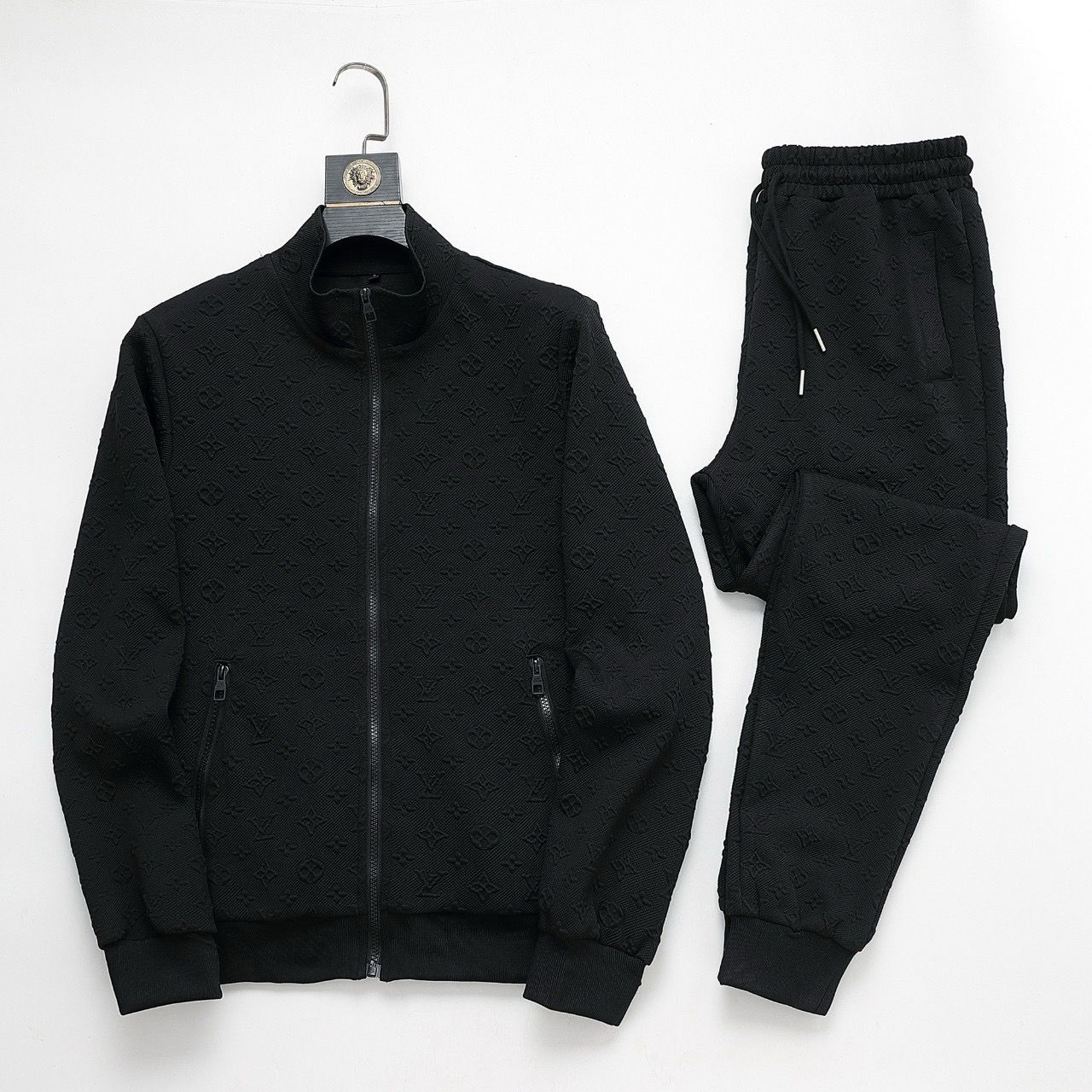 1:1 Version new arrival all black color tracksuit