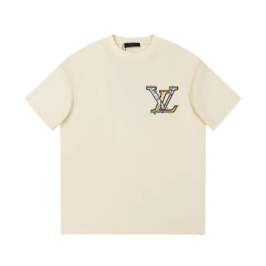 1:1 Version new style colorful logo print tee
