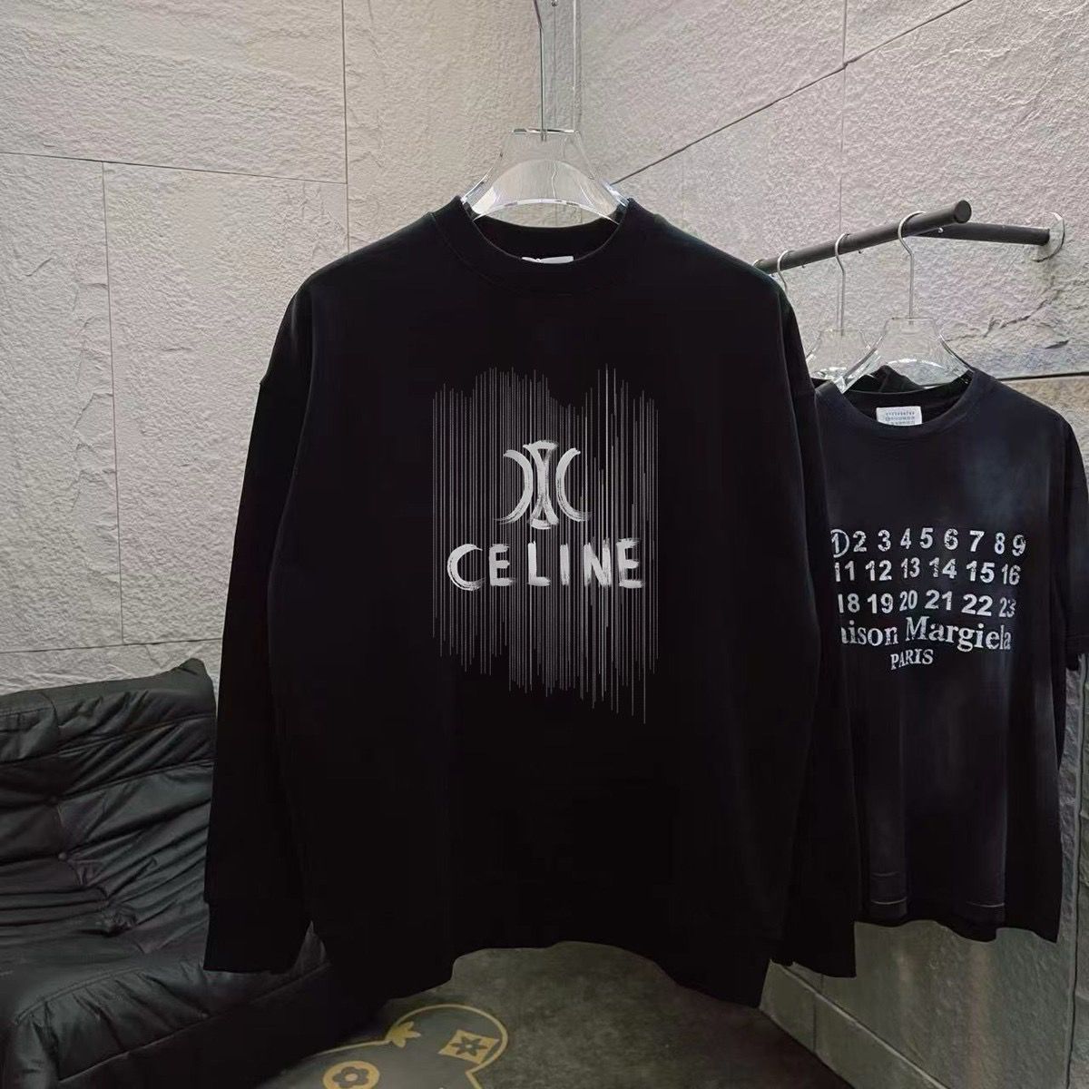 1:1 Version new arrival basic color crewneck hoodie